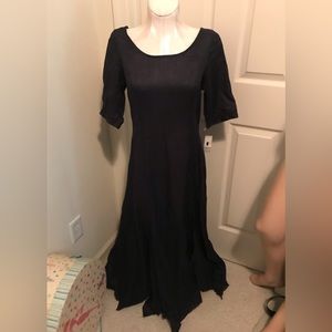 Clea dress nwt navy small womens 100% ramie $199